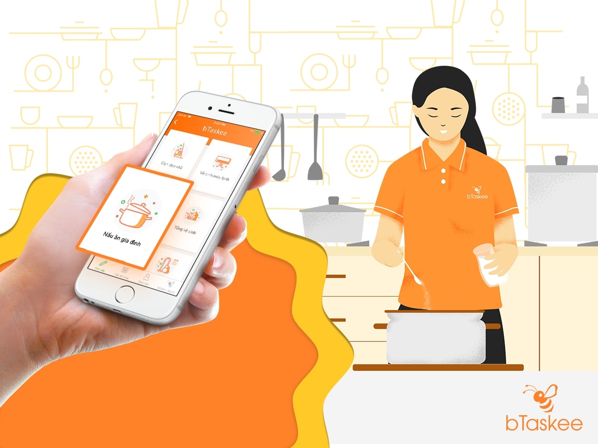 Home Cooking service is now officially available on bTaskee application