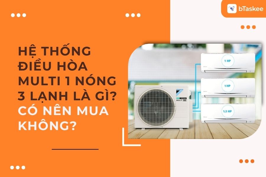 Hệ Thống Điều Hòa Multi 1 Nóng 3 Lạnh Là Gì? Có Nên Mua Không?