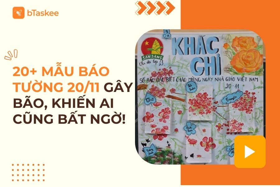 20+ Mẫu Báo Tường 20/11 Gây Bão, Khiến Ai Cũng Bất Ngờ!