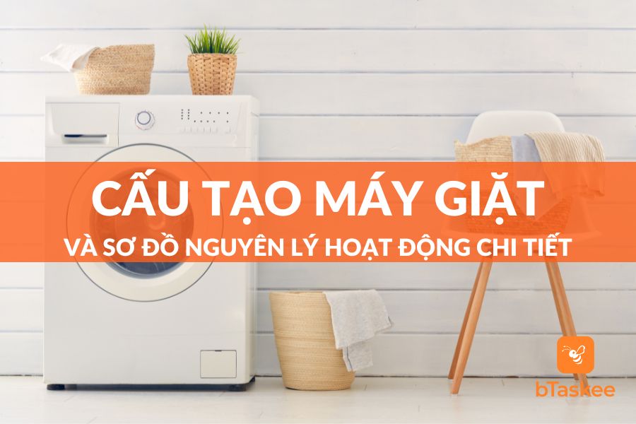 Cấu Tạo Máy Giặt Và Sơ Đồ Nguyên Lý Hoạt Động Chi Tiết