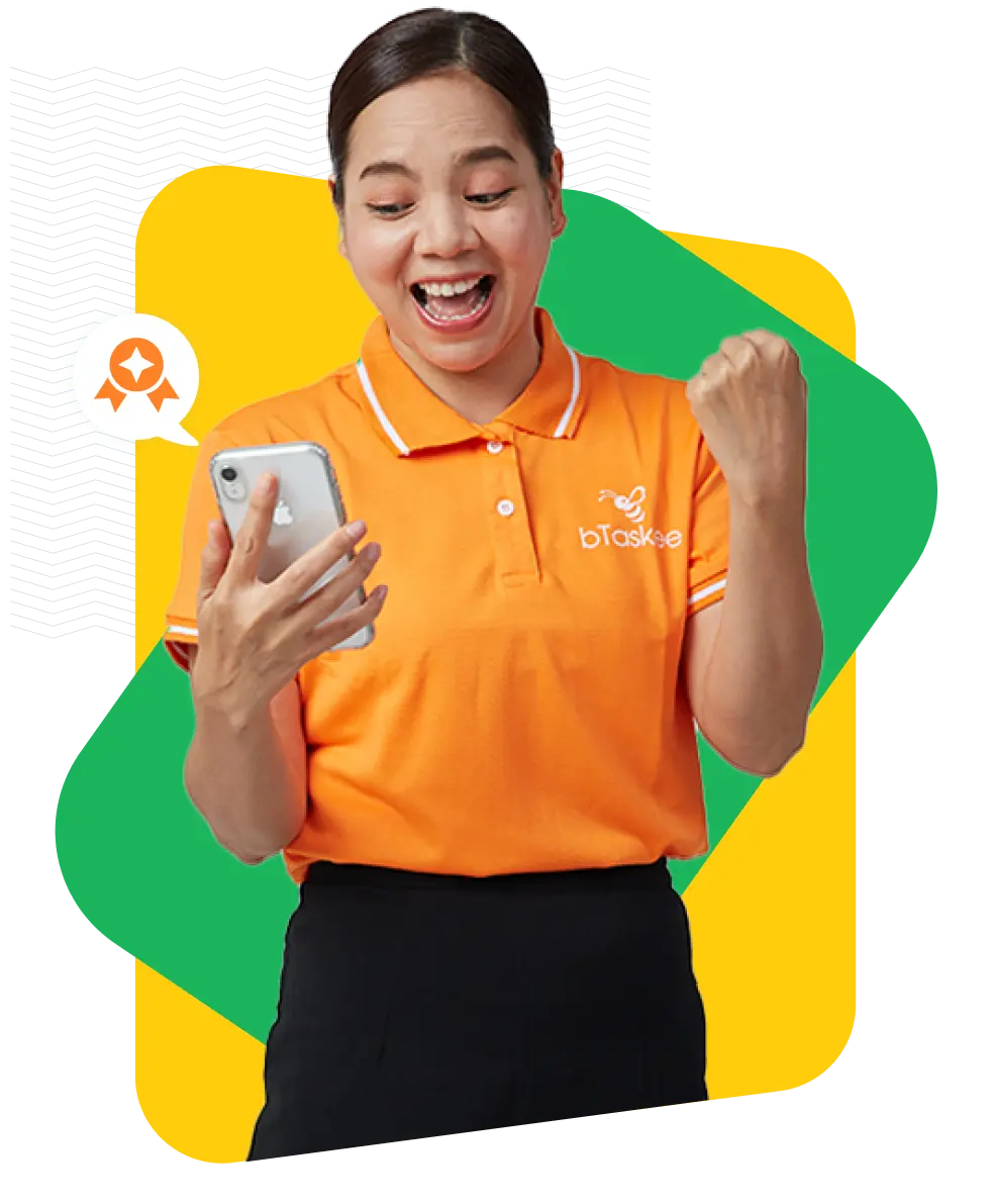 Giao diện tích điểm bRewards trên ứng dụng bTaskee