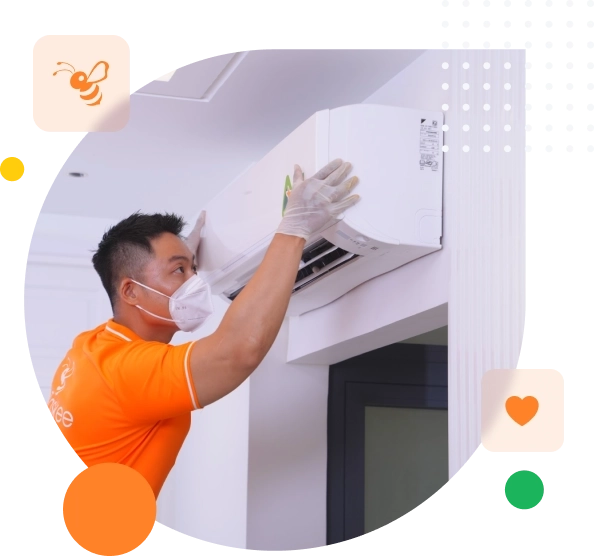 エアコンクリーニングをわずか30秒で予約、7日間保証付き