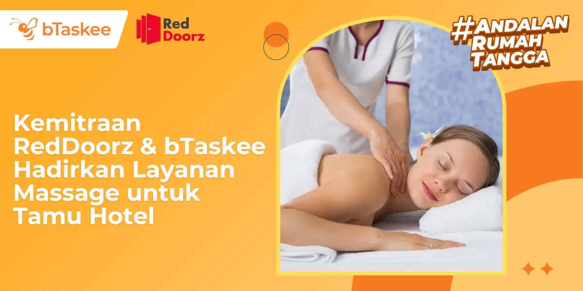 Kemitraan RedDoorz &amp; bTaskee Hadirkan Layanan Massage untuk Tamu Hotel