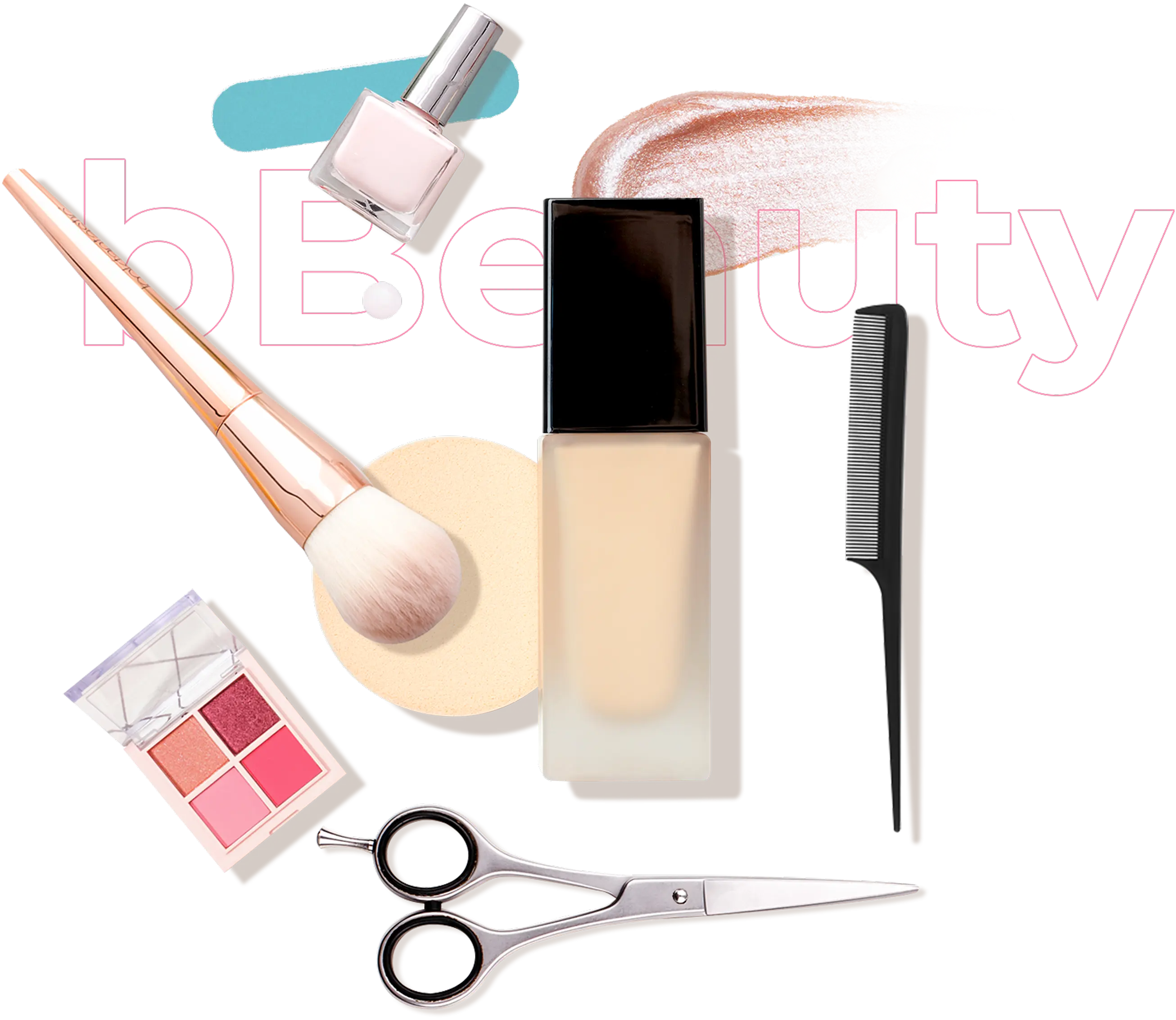 bBeauty products and professional beauty tools