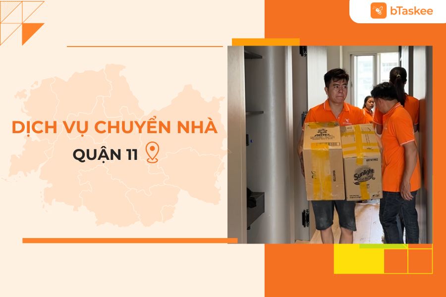 Đặt Dịch Vụ Chuyển Nhà Trọn Gói Quận 11 Qua App Nhanh Chóng, Tiện Lợi