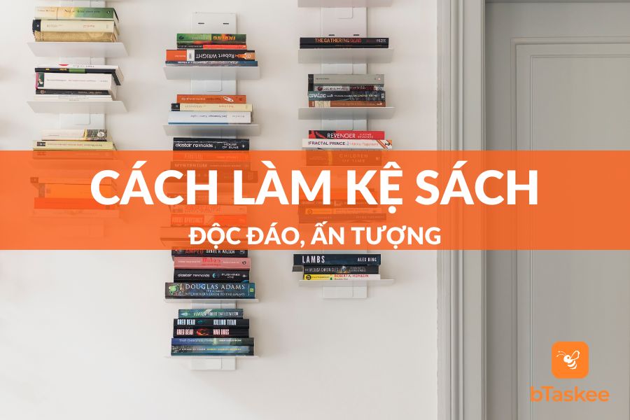 7 Cách Làm Kệ Sách Độc Đáo, Ấn Tượng Không Thể Bỏ Lỡ