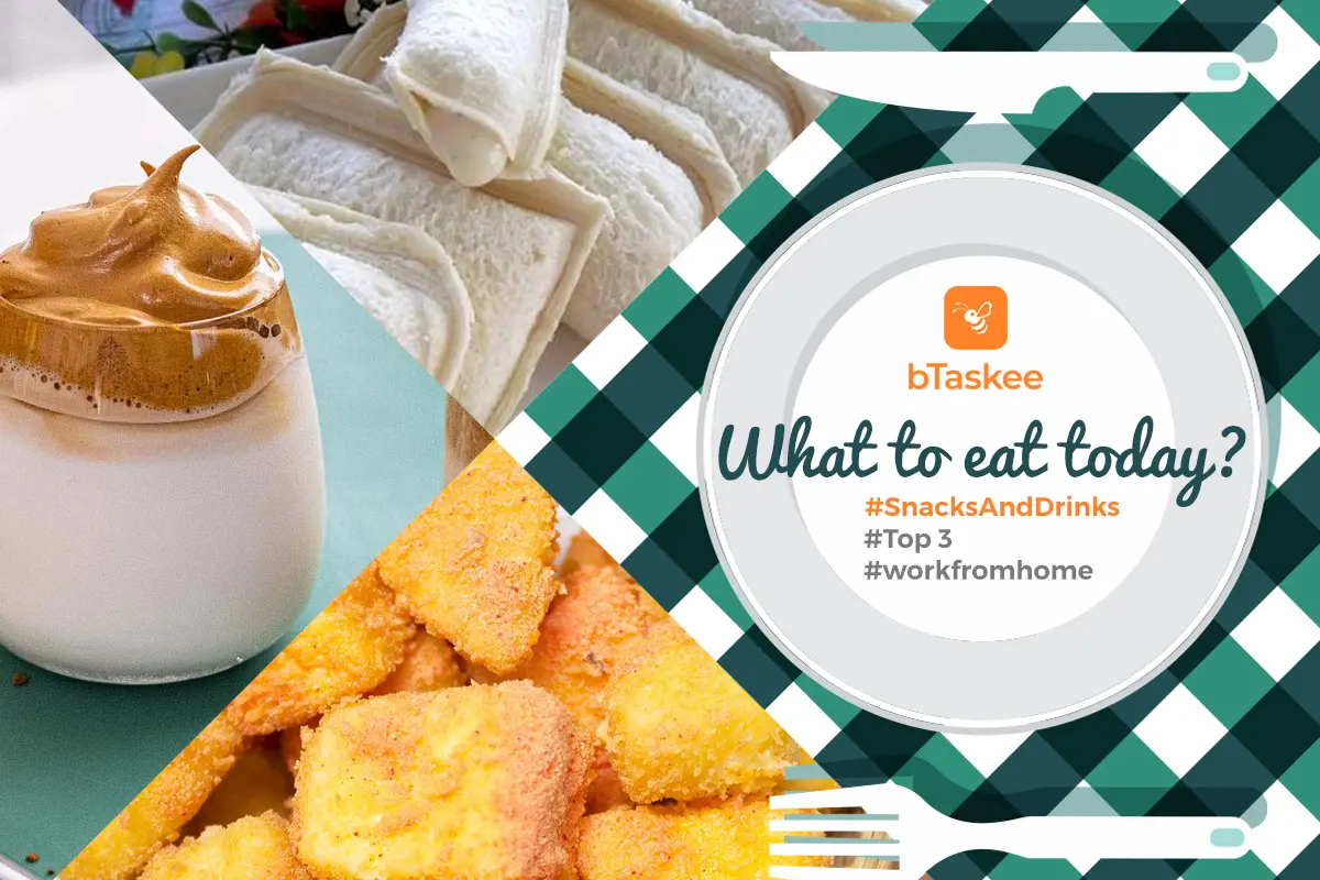 What to eat today? Top 3 snacks for the work-from-home season