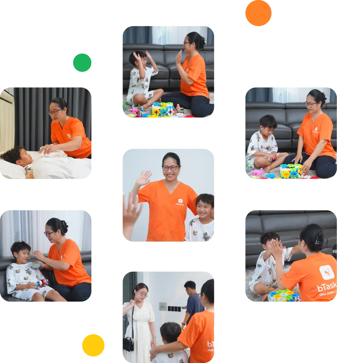 bTaskerはベビーシッティングで何をしますか?