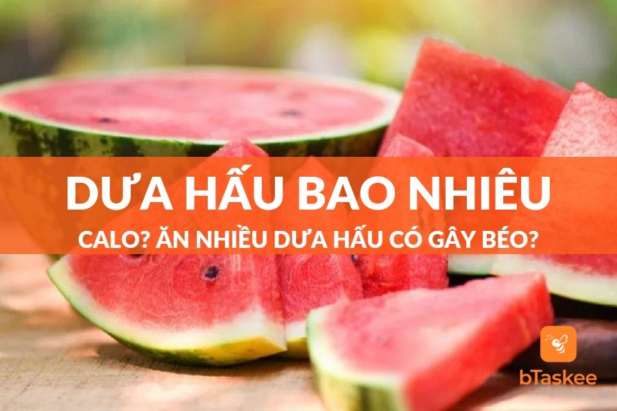 Dưa Hấu Bao Nhiêu Calo? Ăn Nhiều Dưa Hấu Có Gây Béo?