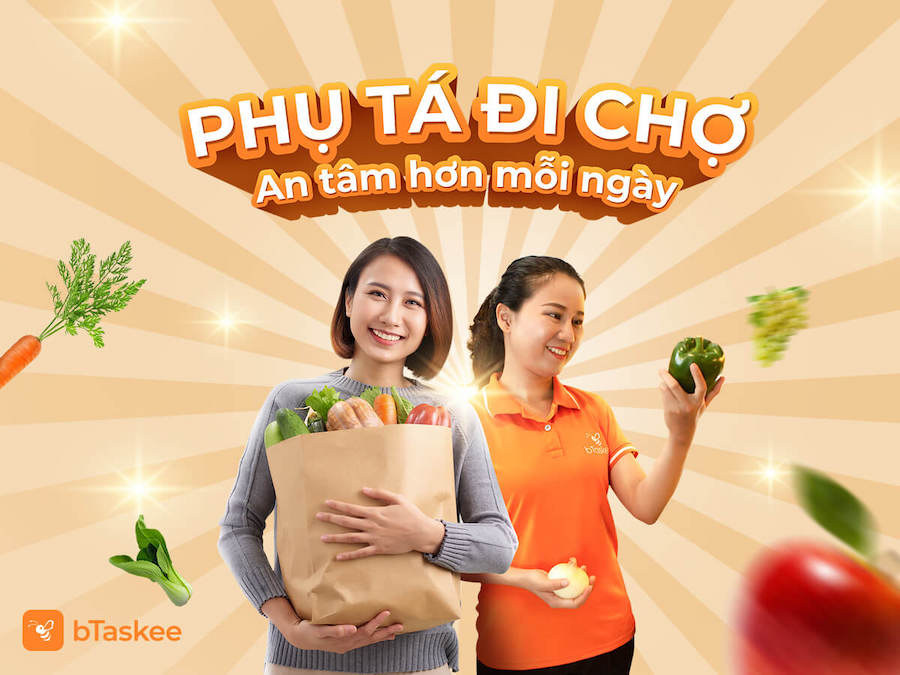Đi chợ online: 5 điều tạo nên sự khác biệt của dịch vụ đi chợ bTaskee
