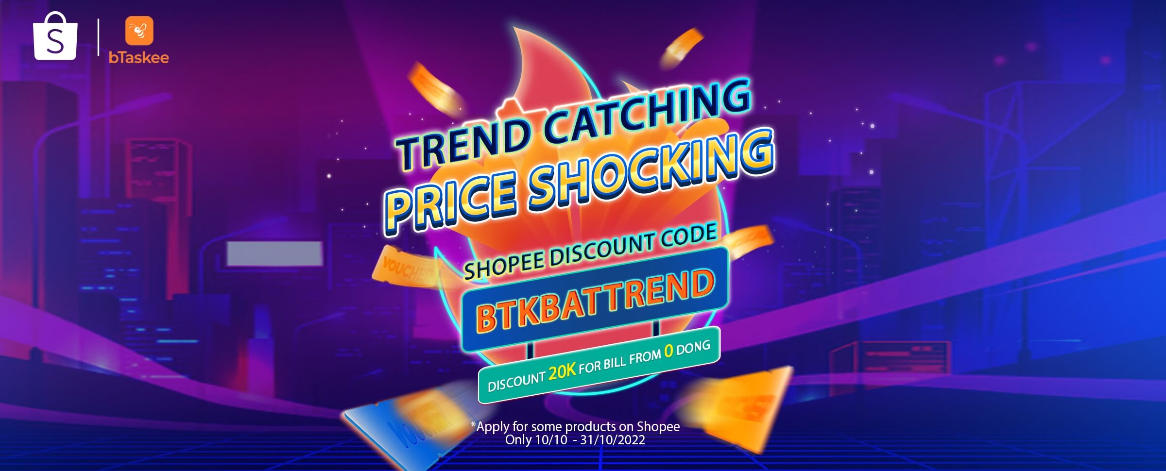 OCT DEAL: CATCH THE SHOPEE TREND - GET AMAZING VOUCHER