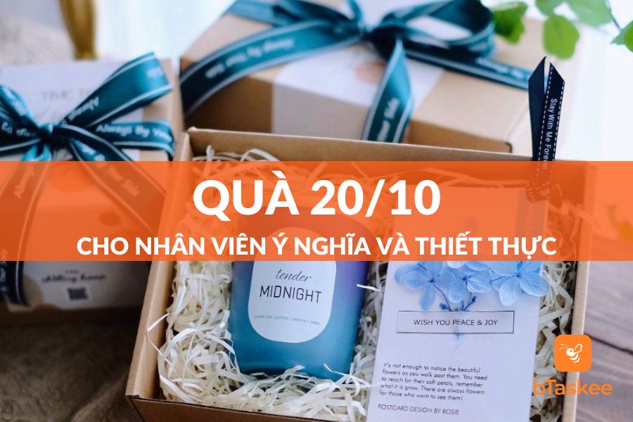 Tổng Hợp 20+ Món Quà 20/10 Cho Nhân Viên Ý Nghĩa Và Thiết Thực Nhất