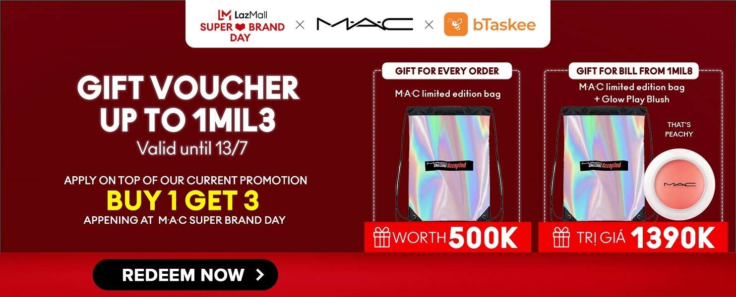 bTaskee and M·A·C Cosmetics Viet Nam: Beauty deals for you - Hunt now