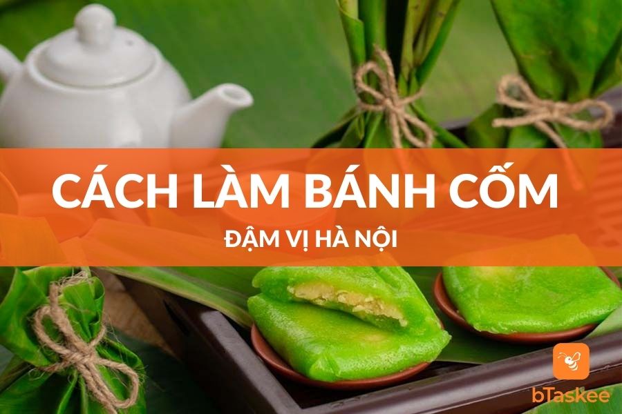 Cách Làm Bánh Cốm Thơm Dẻo Chuẩn Vị Hà Nội